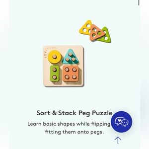 • LoveVery • Kids Montessori Toys Enthusiast Play Kit Sort & Stack Peg Puzzle